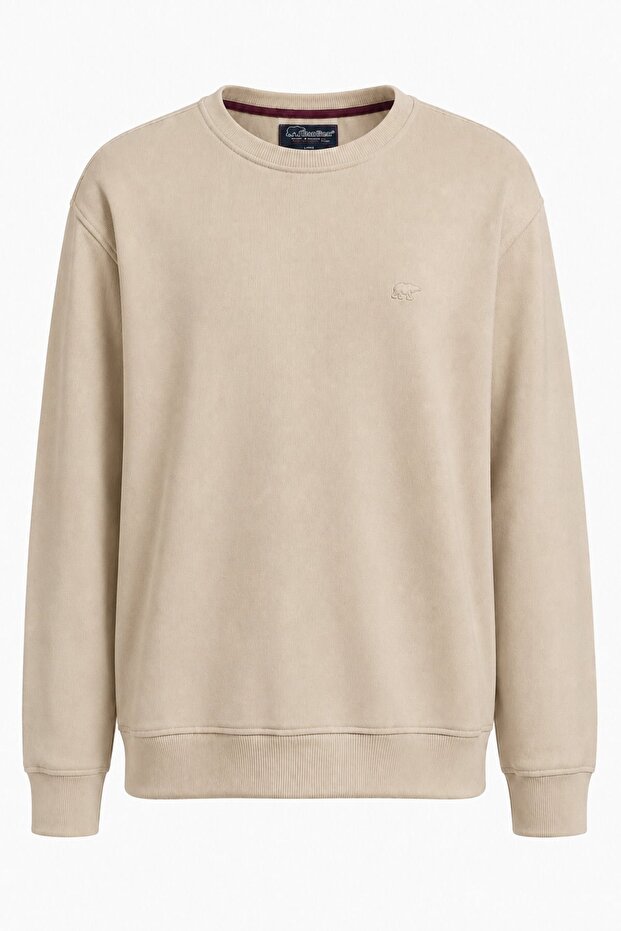 Ridgeway Crewneck Man Beige Sweatshirt 26.02.12.048-C17