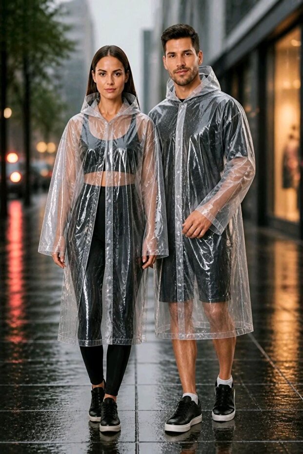 Luxury Thick Oilcloth Raincoat