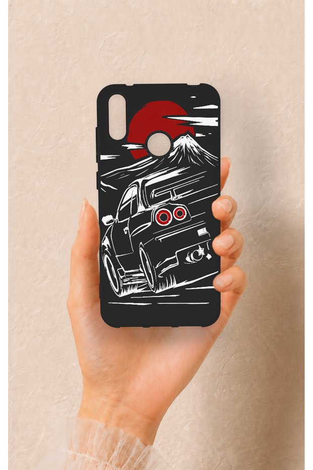Huawei Y7 2019 Compatible Speed Passion Patterned Silicone Case