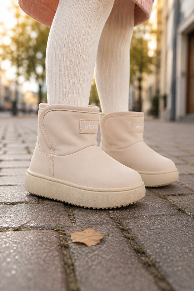 Cold-Resistant Water-Repellent Girls' Winter Boots with Fur Inside