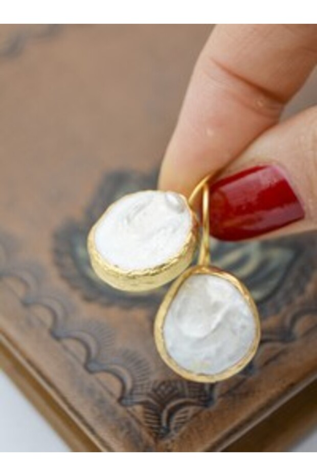 Gum Pearl Handmade Earrings - Multicolor -