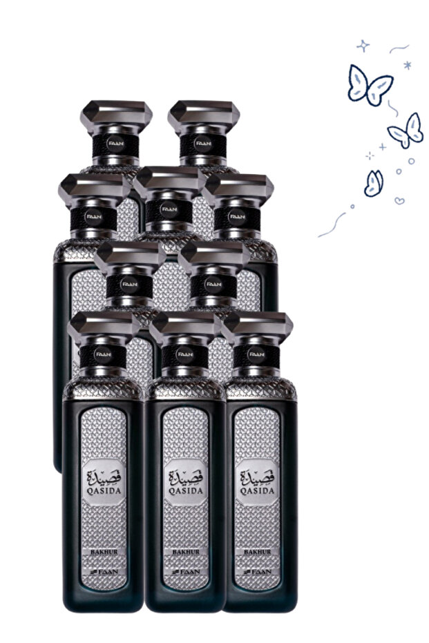 10 قطع من عطر القصيدة بخور 100 مل