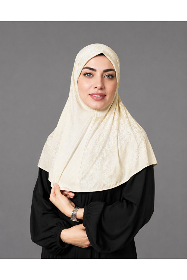 for Women – Premium Modest Islamic Headscarf, Elegant Patterned Hijab, Size M