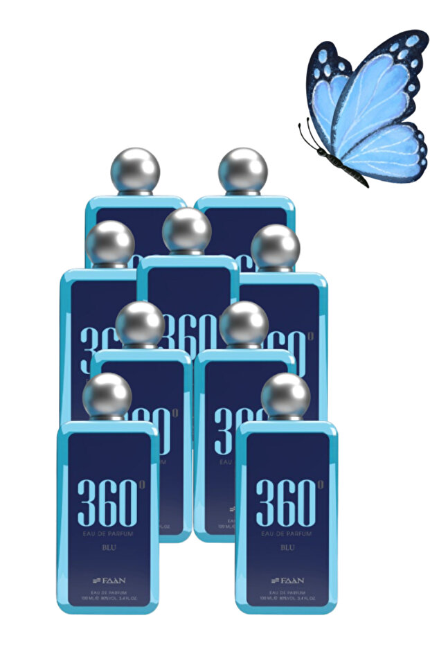 9 قطع عطر 360 بلو 100 مل