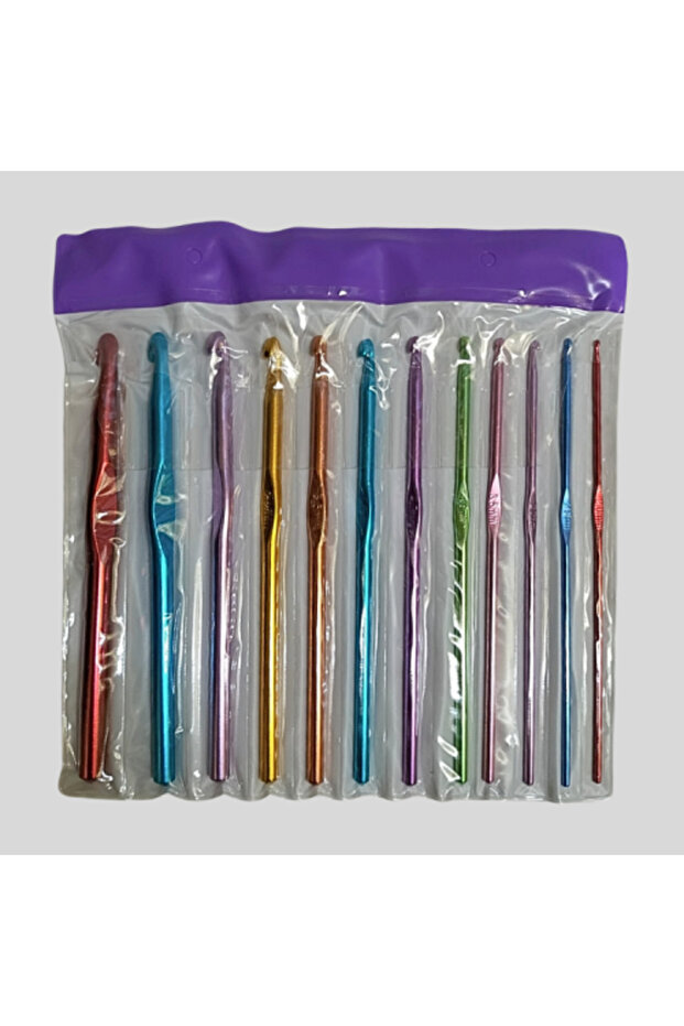 طقم سنارات كروشيه معدنيه