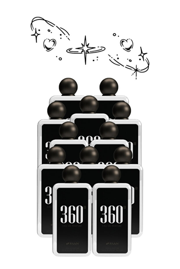 12 قطعة عطر 360 بور أوم 100 مل