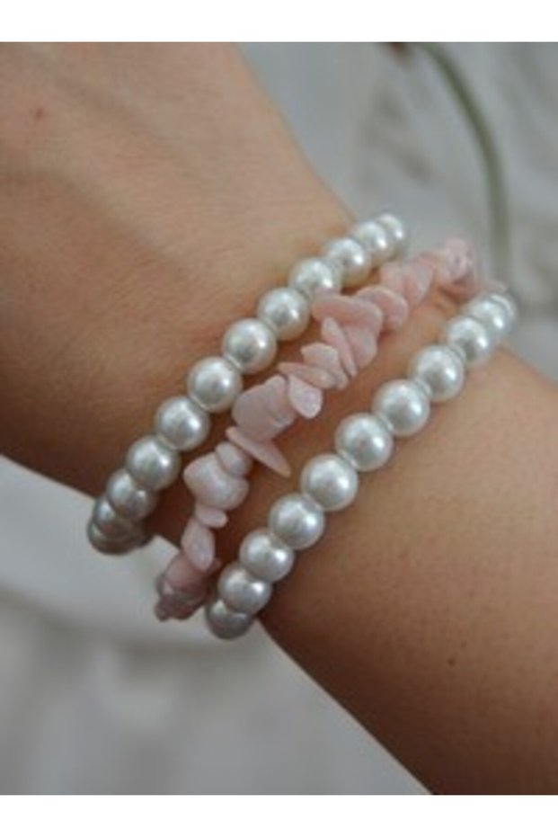 Morganite Veince Bracelet Set - Multi-Colored