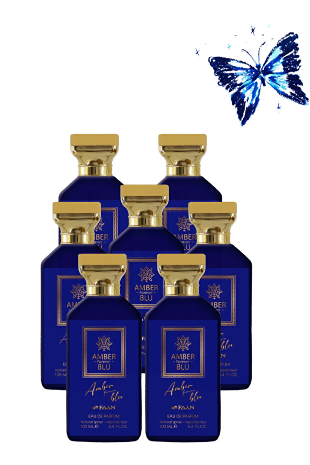 7 قطع من عطر أمبر فوريفر بلو 100 مل