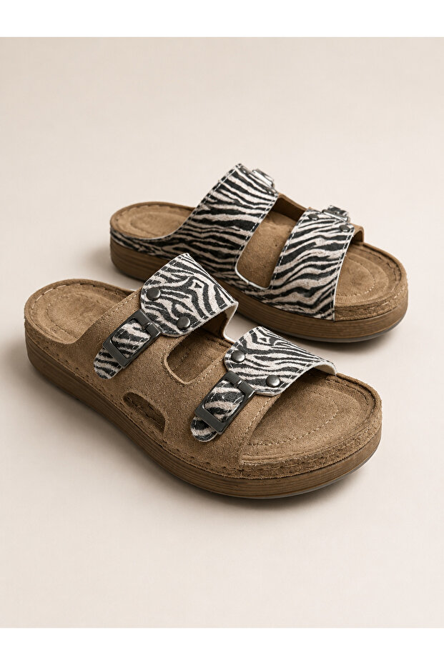 Women's Orthopedic Sole Comfortable Stitched Slippers