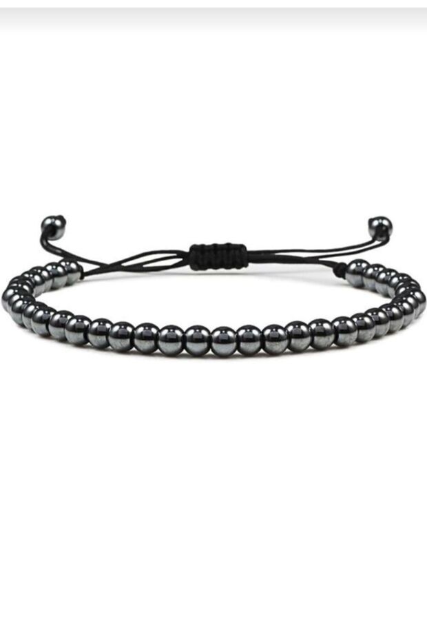 6 mm Hematite Natural Stone Bracelet