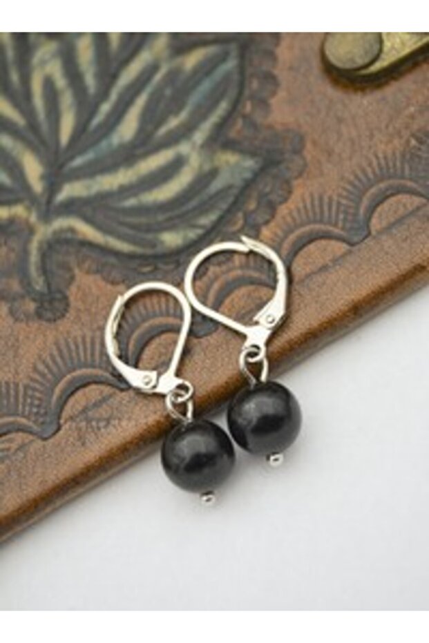 Obsidian Stone Earrings - Multicolor -