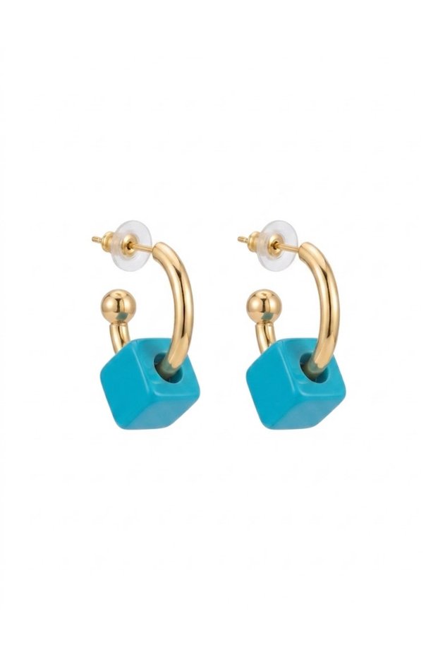 Women's Colorful Dangle Stylish Earrings Non-Tarnish Stainless Women's Earrings with Gift Box