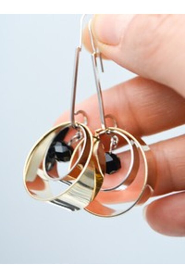 Hoop Earrings - Gold Color -