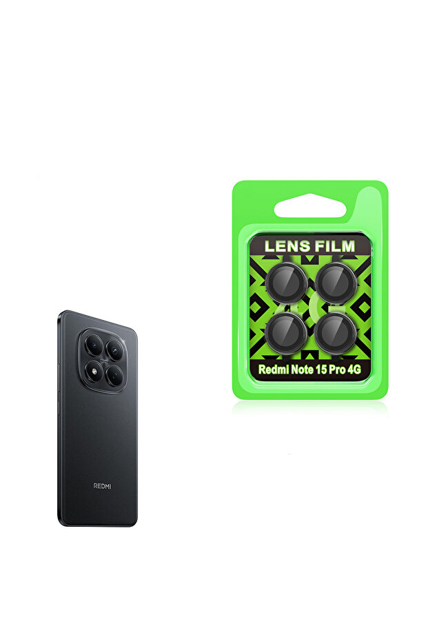Xiaomi Redmi Note 15 Pro 4g Camera Lens Protector Metal Fully Compatible Premium Sys