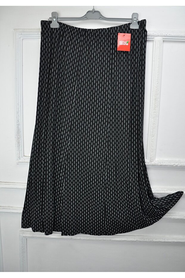 Plus Size Pigment1 Combed Cotton Elasticated Maternity Skirt