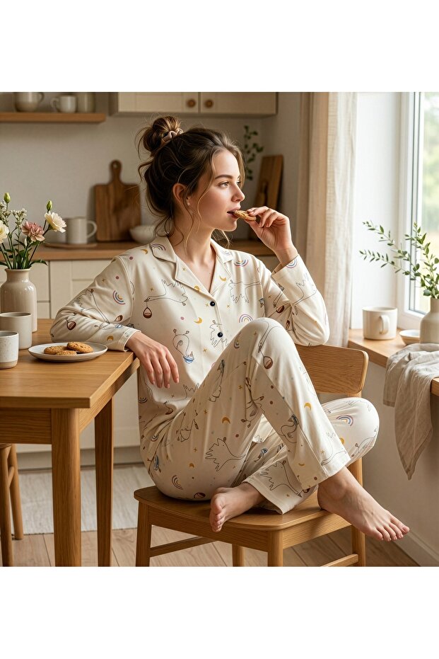 Milan Bambu Pijama Takımı