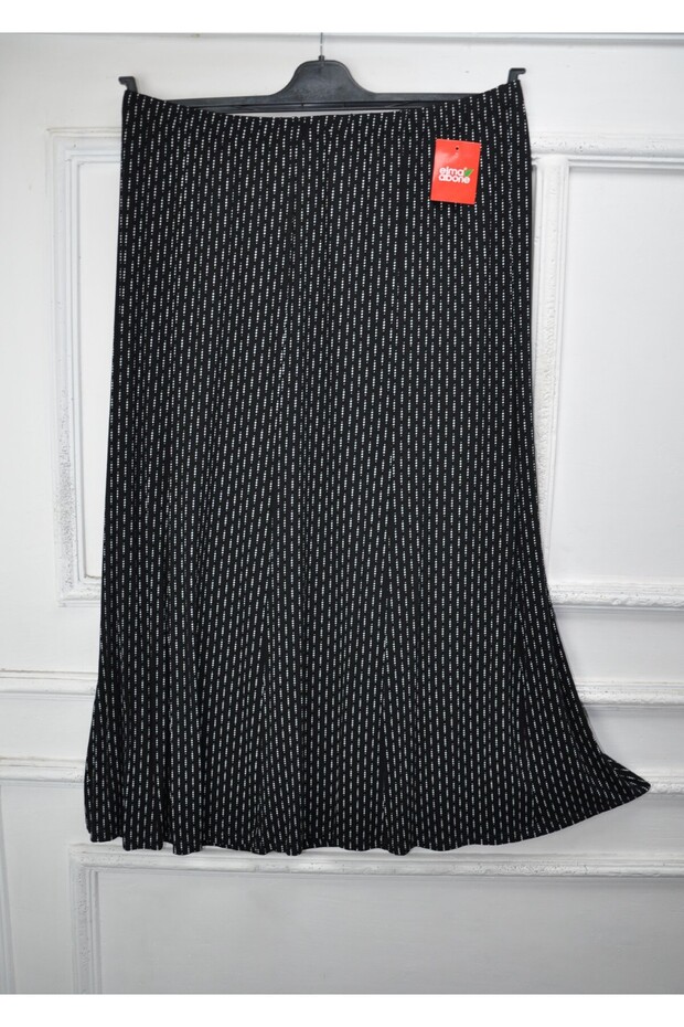 Plus Size Pigment1 Combed Cotton Elasticated Maternity Skirt