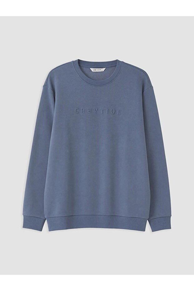 Crew Neck Printed Men's Sweatshirt (W6)