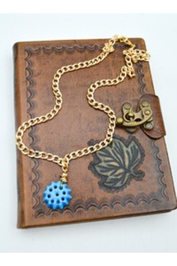Suriyan Eye Necklace - Gold Color -