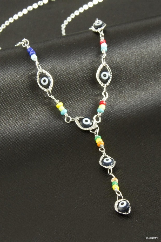 Concepta Nazar Mineli Y Necklace (05609) Silver Color