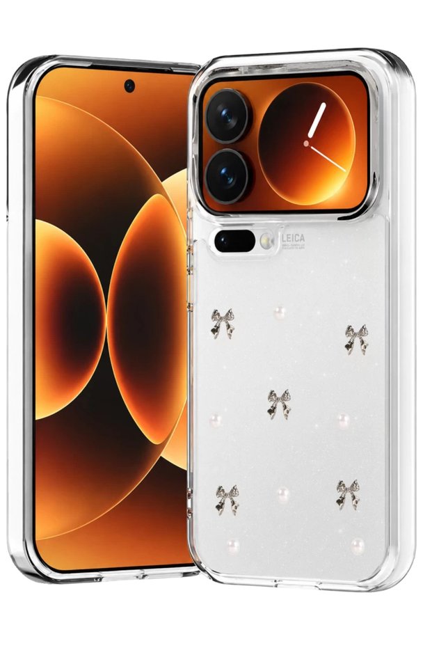 غطاء متوافق مع هاتف Xiaomi Mi 17 Pro Max بنمط فيونك - النمط 8