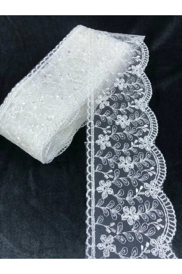Guipure, Ecru Lace Wide Guipure 1 Roll (14.5 Meters)