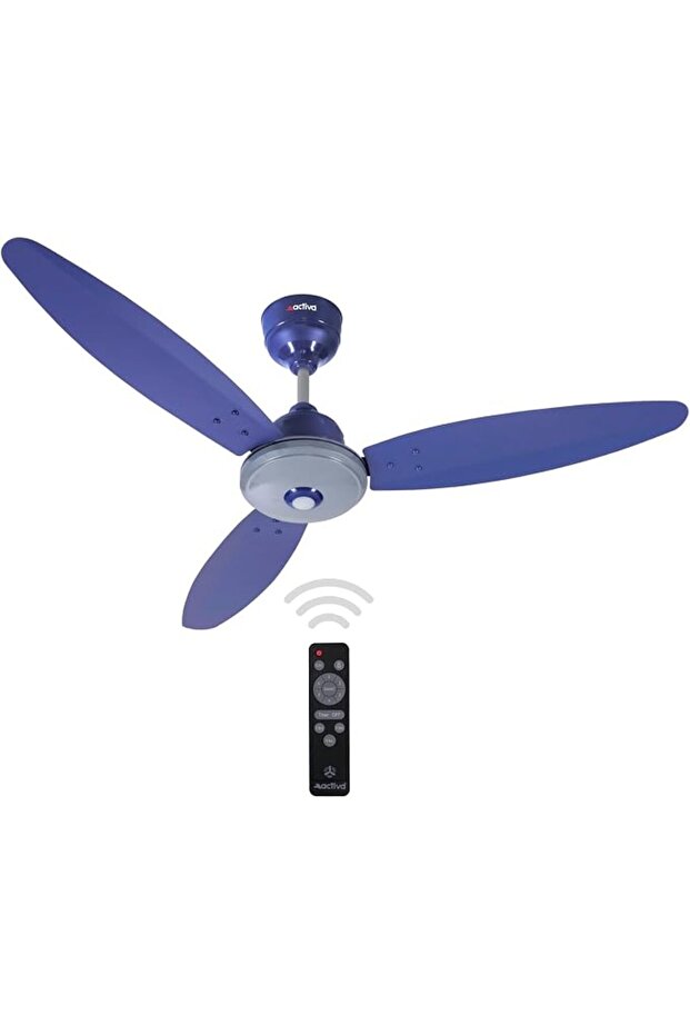 مروحة ACTIVA Gracia 1200 مم (28 واط) بمحرك BLDC مع إضاءة LED | جهاز تحكم عن بعد | مروحة سقف بثلاث شفرات موفرة للطاقة