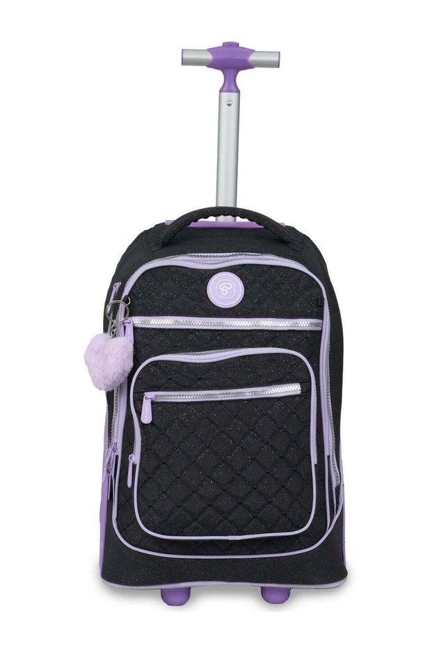 Kids Backpack, Rolling Backpacks For Girls, Fashion Printed Trolley School Bags, Large Capacity Wheeled Luggage Bag, Kids' Water poof Backpack, Students Book Bag For School Girls, Girls Scho