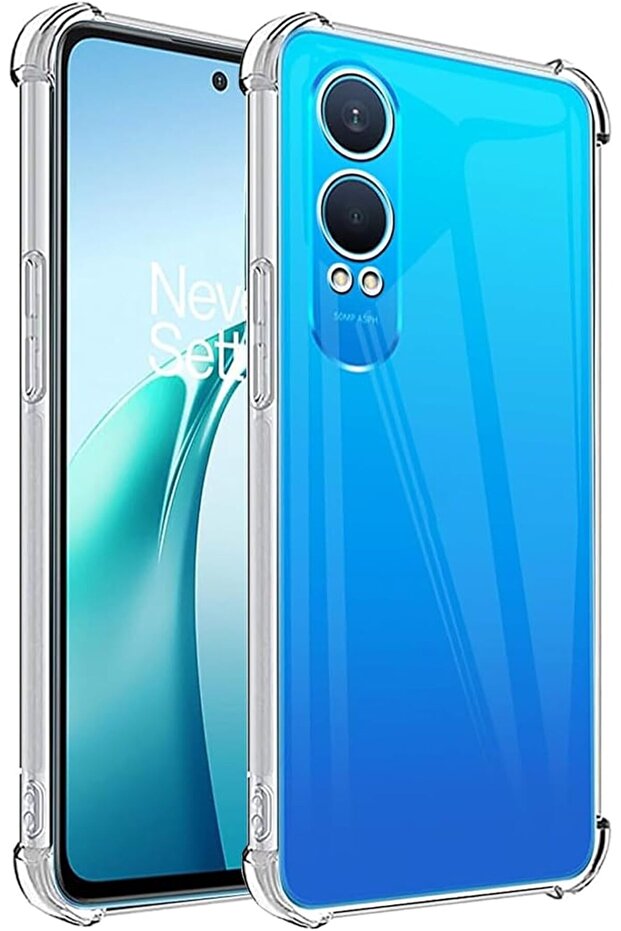متوافق مع غطاء حماية هاتف OnePlus Nord CE4 Lite، غطاء شفاف مقاوم للصدمات ومضاد للخدوش