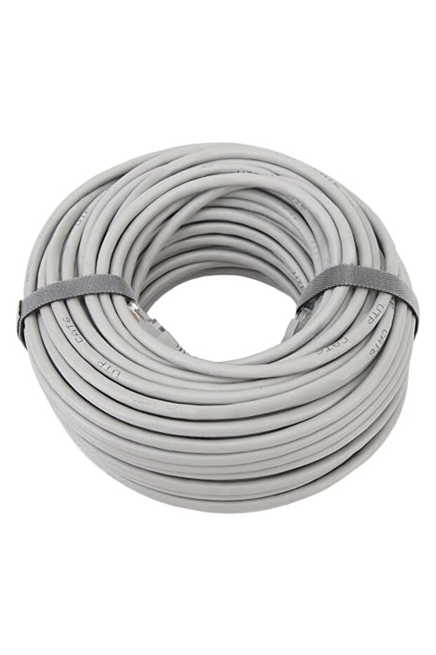 كابل إيثرنت Cat6A، 30 متر (98.4 قدم)، كابل إنترنت عالي السرعة، نقاط تلامس مطلية بالذهب عيار 24 قيراط، CMR مع