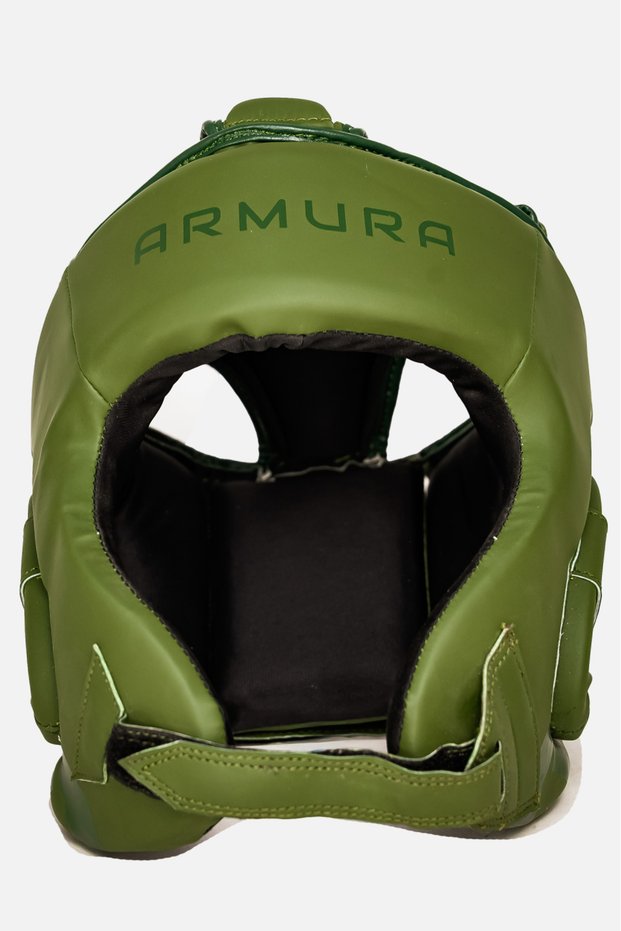 Cască verde de performanță