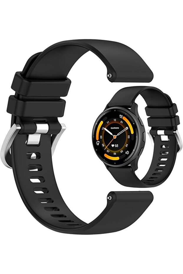 متوافق مع حزام ساعة Garmin Venu 4 البديل - حزام ساعة يد بديل مقاس 18 مم