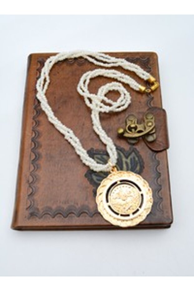 Tuğra Necklace - Gold Color -