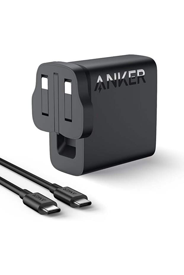 شاحن أنكر لماك بوك برو، شاحن USB-C بقوة 100 واط، شاحن سريع مدمج وقابل للطي لماك بوك برو، M