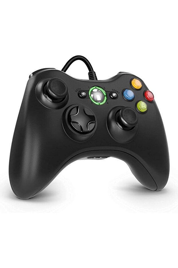 وحدة تحكم لجهاز Xbox 360، وحدة تحكم USB سلكية للكمبيوتر الشخصي، تصميم محسن مريح للاستخدام