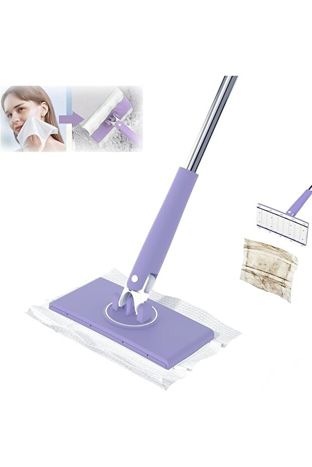 Hands-Free Mini Mop - Compatible with Face Towels, Multi-Functional, Fully Automatic, Face T