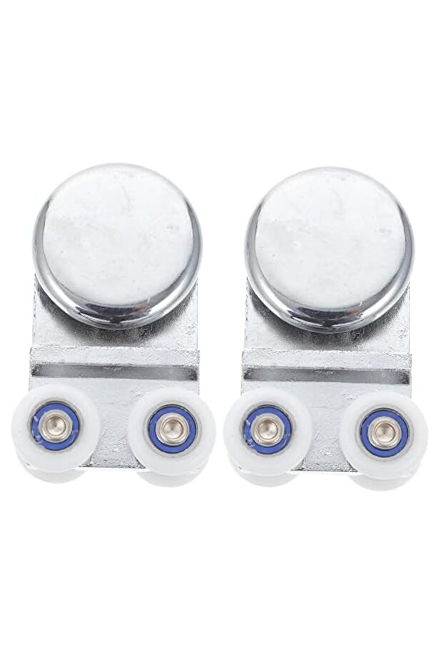 2Pcs Shower Door Rollers Bathroom Sliding Door Wheels Replacement Pulleys for Doors Easy to