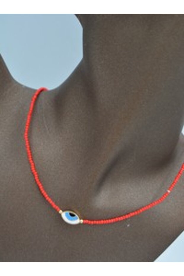 Evil eye necklace - red -