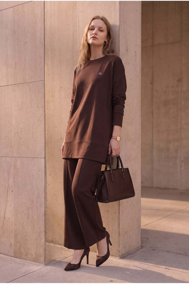 Crystal Fabric Grass Detail Trouser Suit