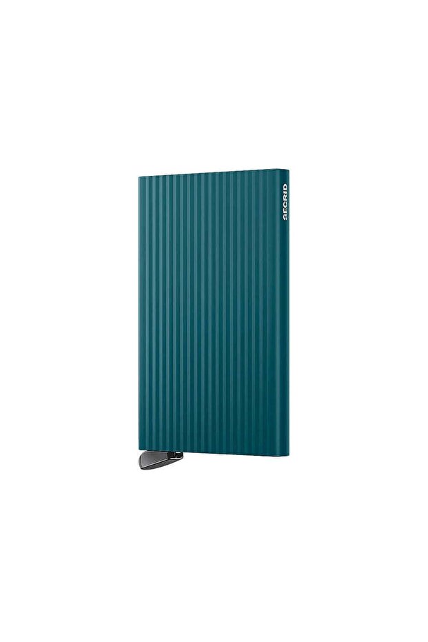 Premium Cardprotector+ Fluted Card Holder, Pet.Blue