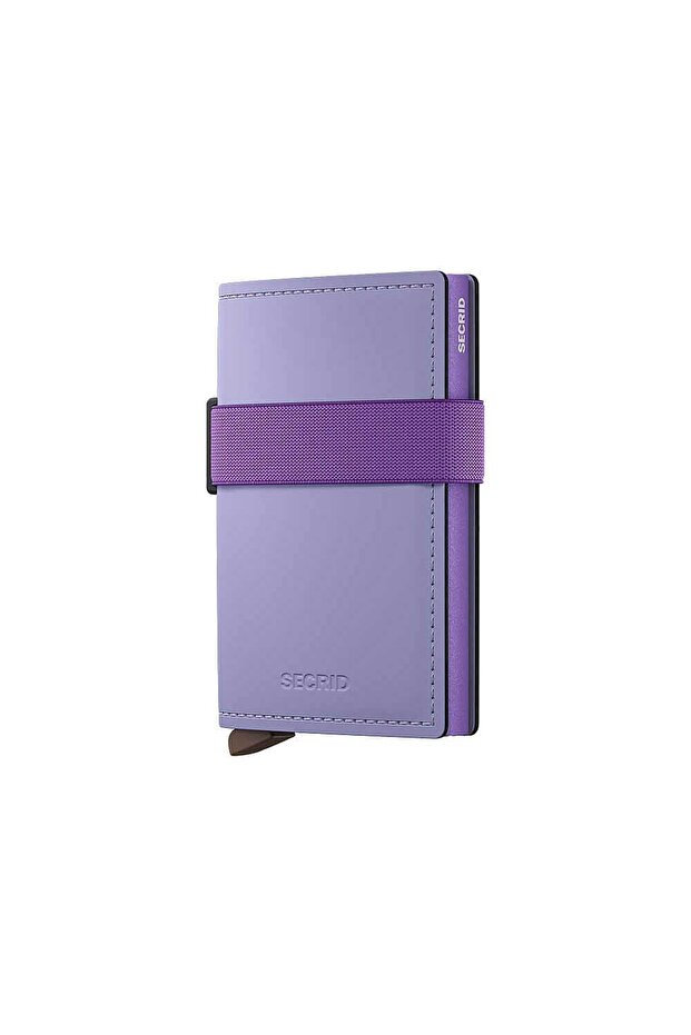 Bandwallet Matte Powder Card Holder Wallet, Lilac-Purple