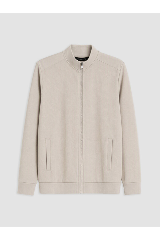 Timeless Clothing & Timeless Choices Stand Collar Men's Zippered Sweatshirt