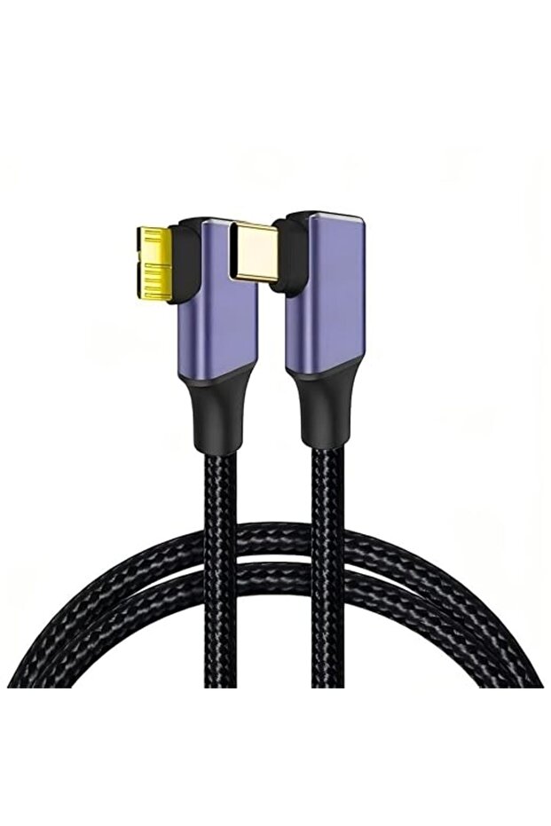 ® كابل مايكرو 3.0 إلى USB C بطول 1 متر لنقل البيانات السريع وشحن الأجهزة