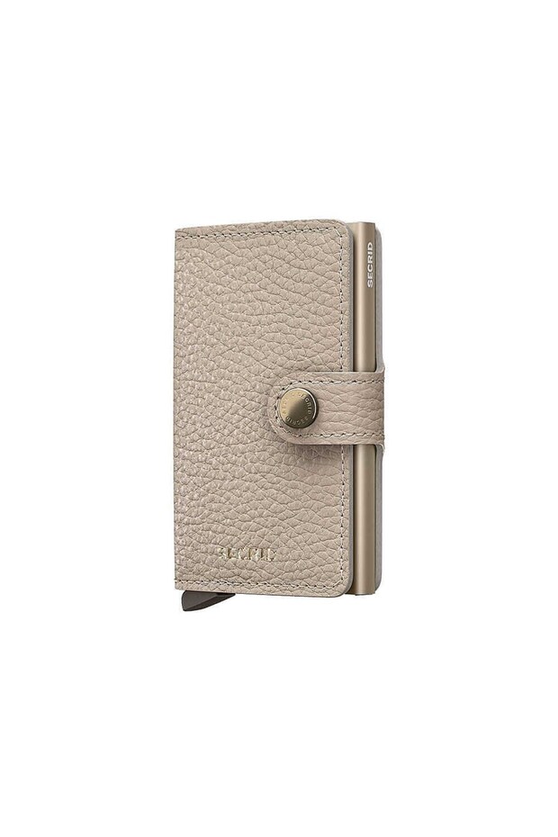 Miniwallet Pebble Card Holder Wallet, Beige