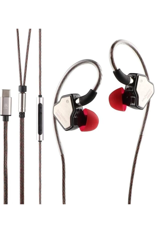 سماعات أذن داخلية 7Hz Salnotes Zero HiFi بمحرك ديناميكي 10 مم مع غشاء معدني مركب