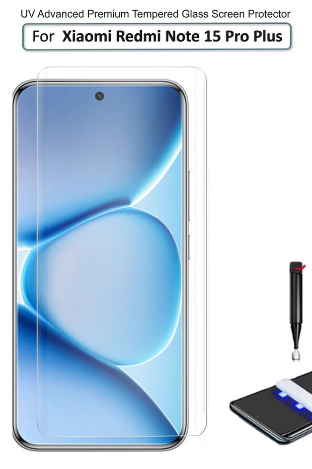 Xiaomi Redmi Note 15 Pro Plus - UV Premium Tempered Glass Screen Protector