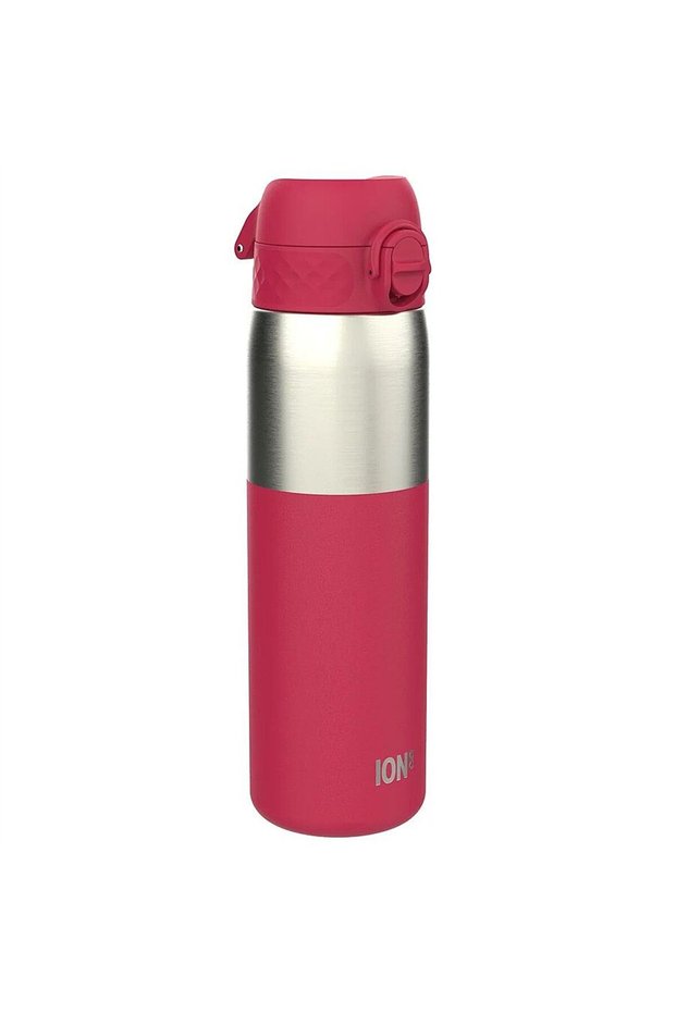 Leak-Proof Stainless Steel Slim Water Bottle (600 ml) - Fuchsia