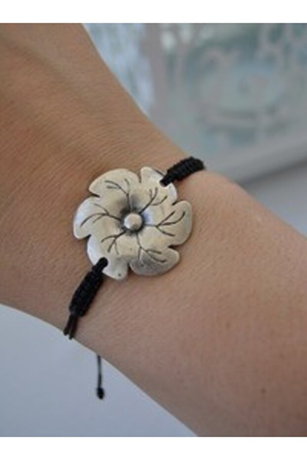 Daisy bracelet - silver color -