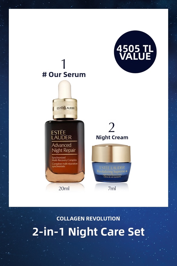 Collagen Revolution 2-Piece Night Care Set - Serum 20ml Bounce Creme 7ml