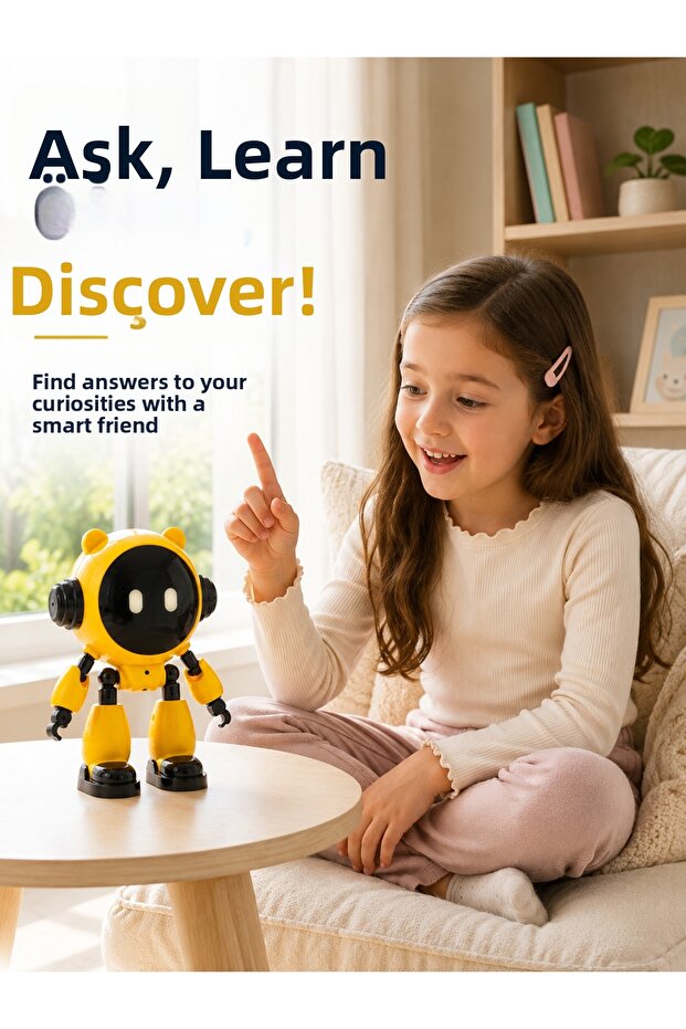 Ai robot for kids - talking educational smart robot with 40 language support